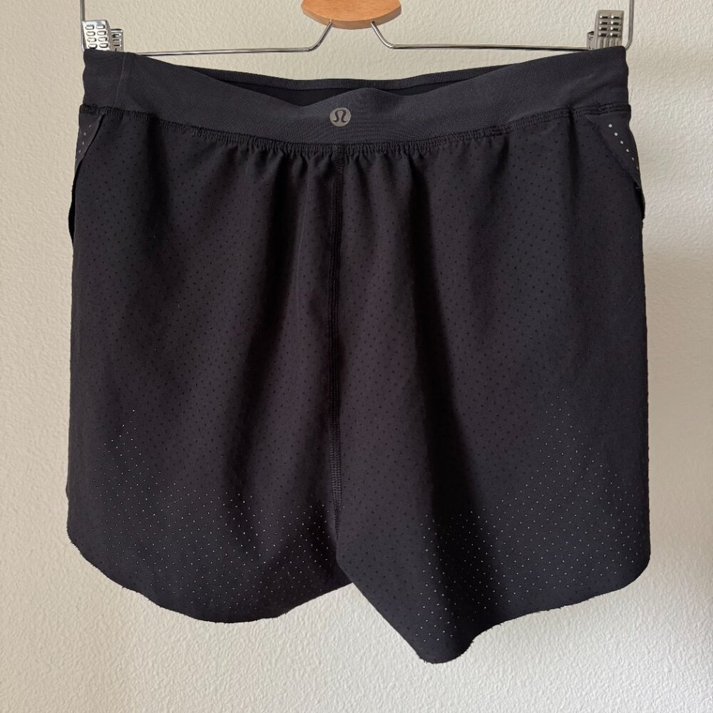 Lululemon Find Your Pace HR Lined Shorts 3” Black Sz 6 Womens Swift Running - Picture 9 of 16